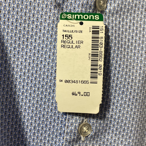 NEW SLIM FIT DRESS SHIRT - Picture 3 of 3